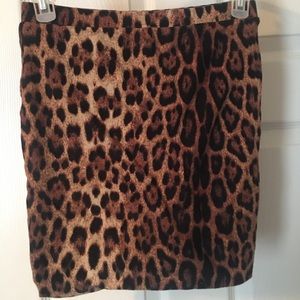 Cheetah pencil skirt